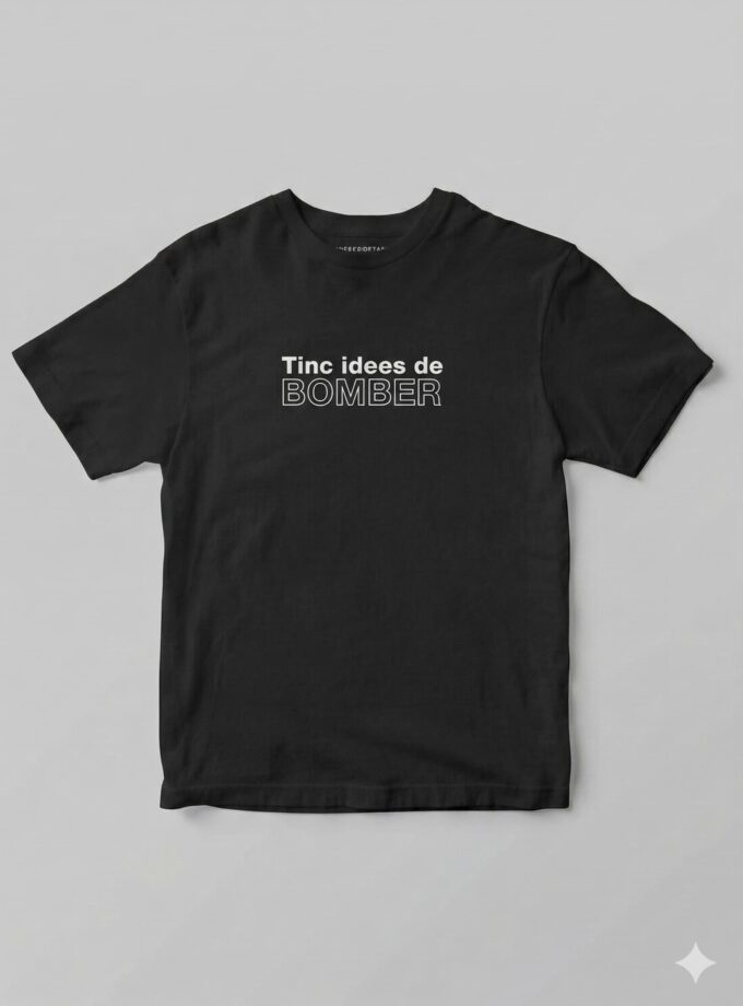 samarreta tinc idees de bomber adult