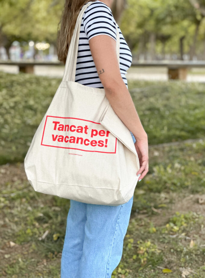 Bossa Tote Bag original Tancat per vacances