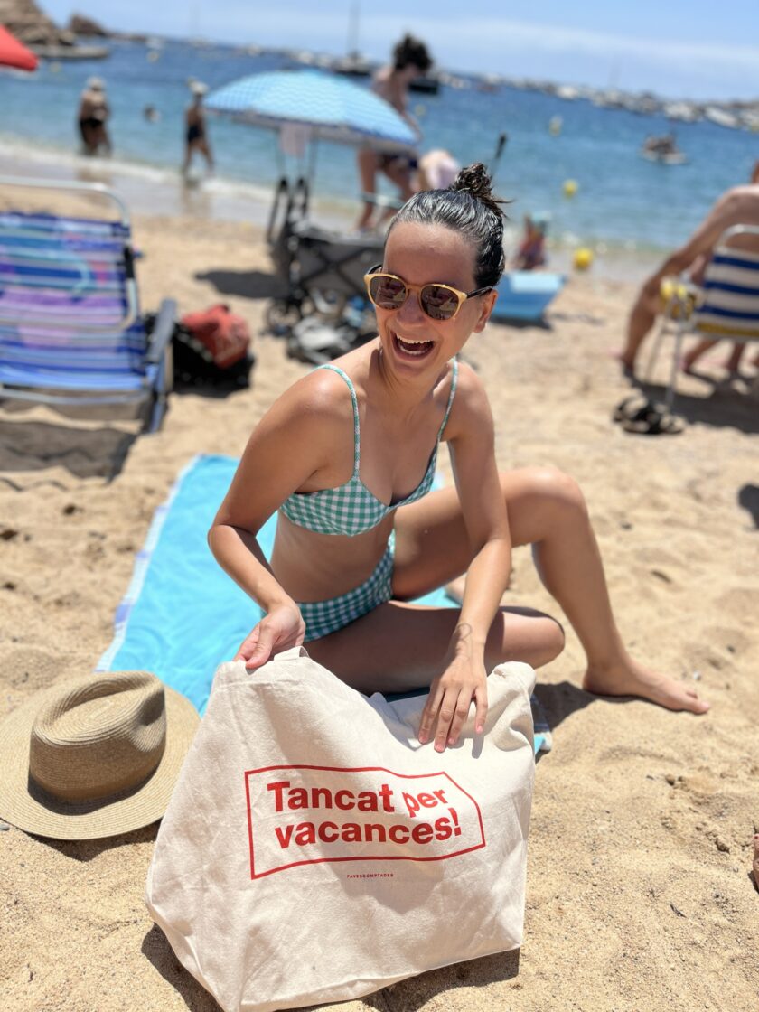 Bossa Tote Bag original "Tancat per vacances" edició limitada - Imatge 2